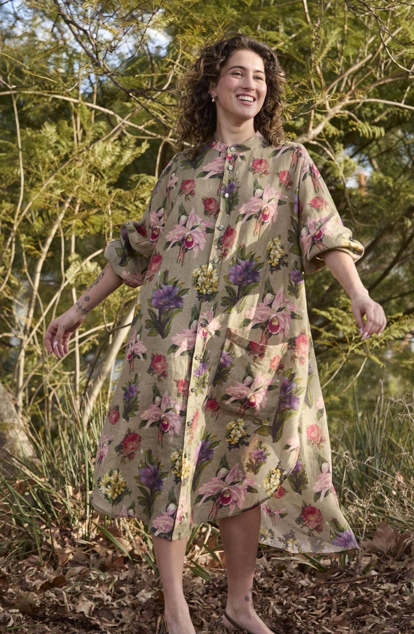 BOTANIST DRESS MAUD DAINTY