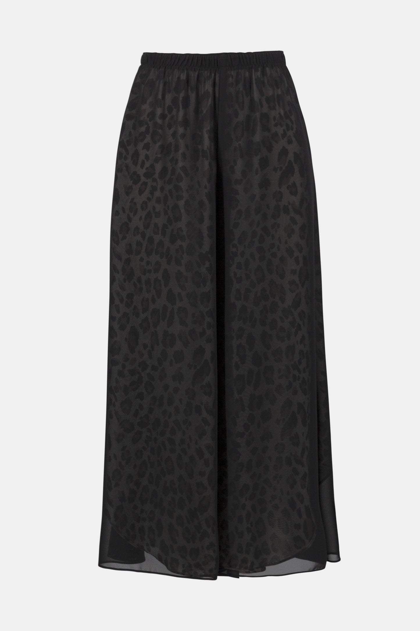 Chiffon Animal Print Reversible Culotte Pants