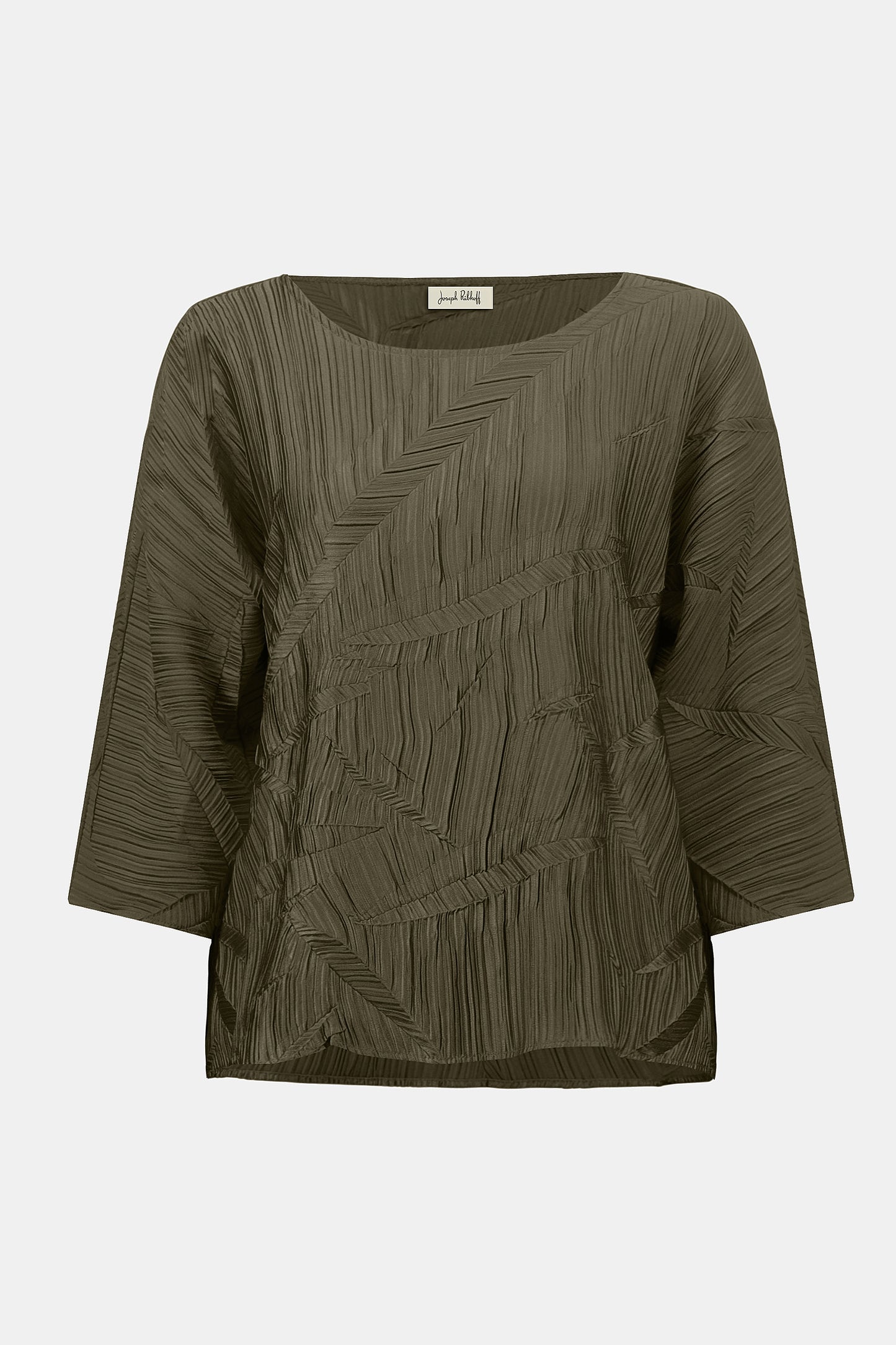PLEATED SATIN BOXY TOP Joseph Ribkoff
