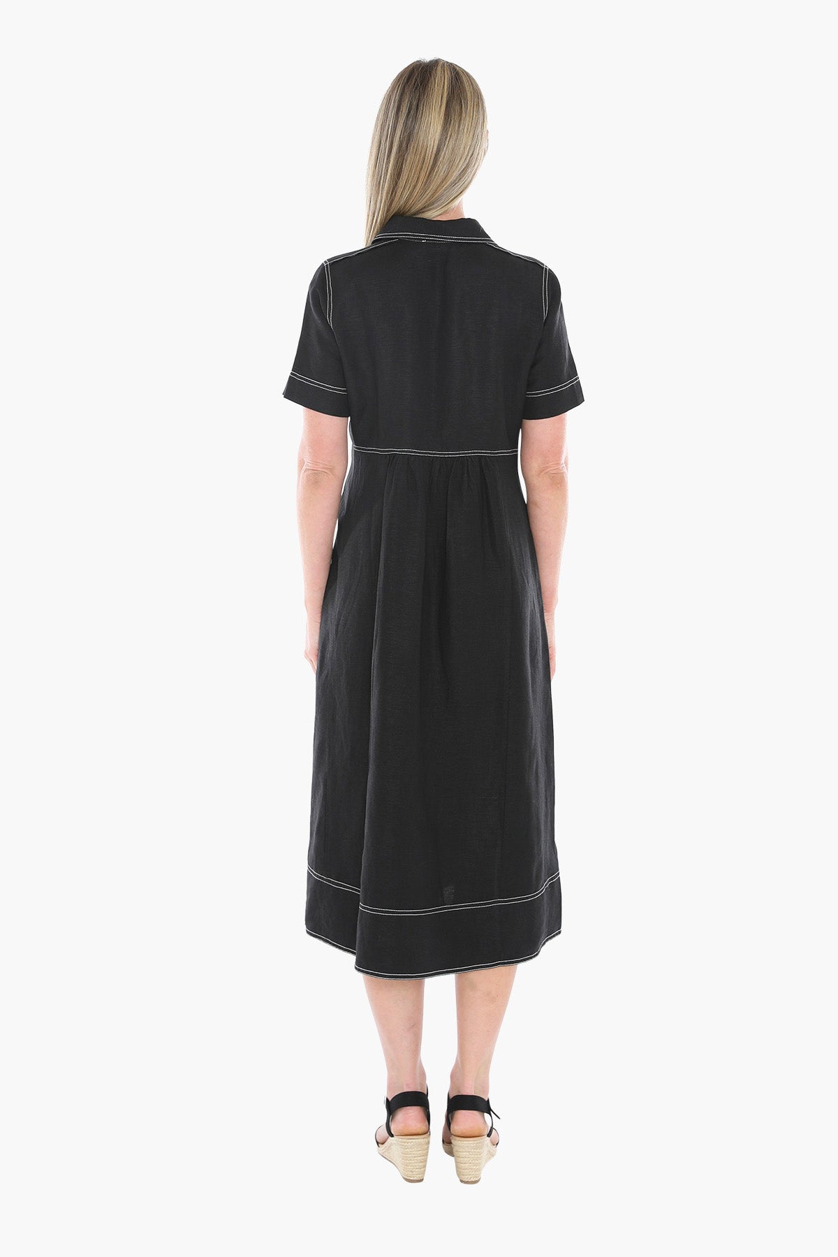 CONTRAST STITCH DRESS JUMP