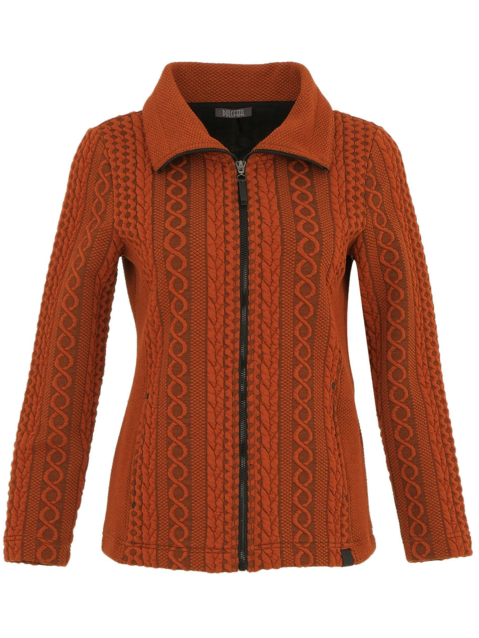 Dolcezza 74203 Knit Jacket Rust
