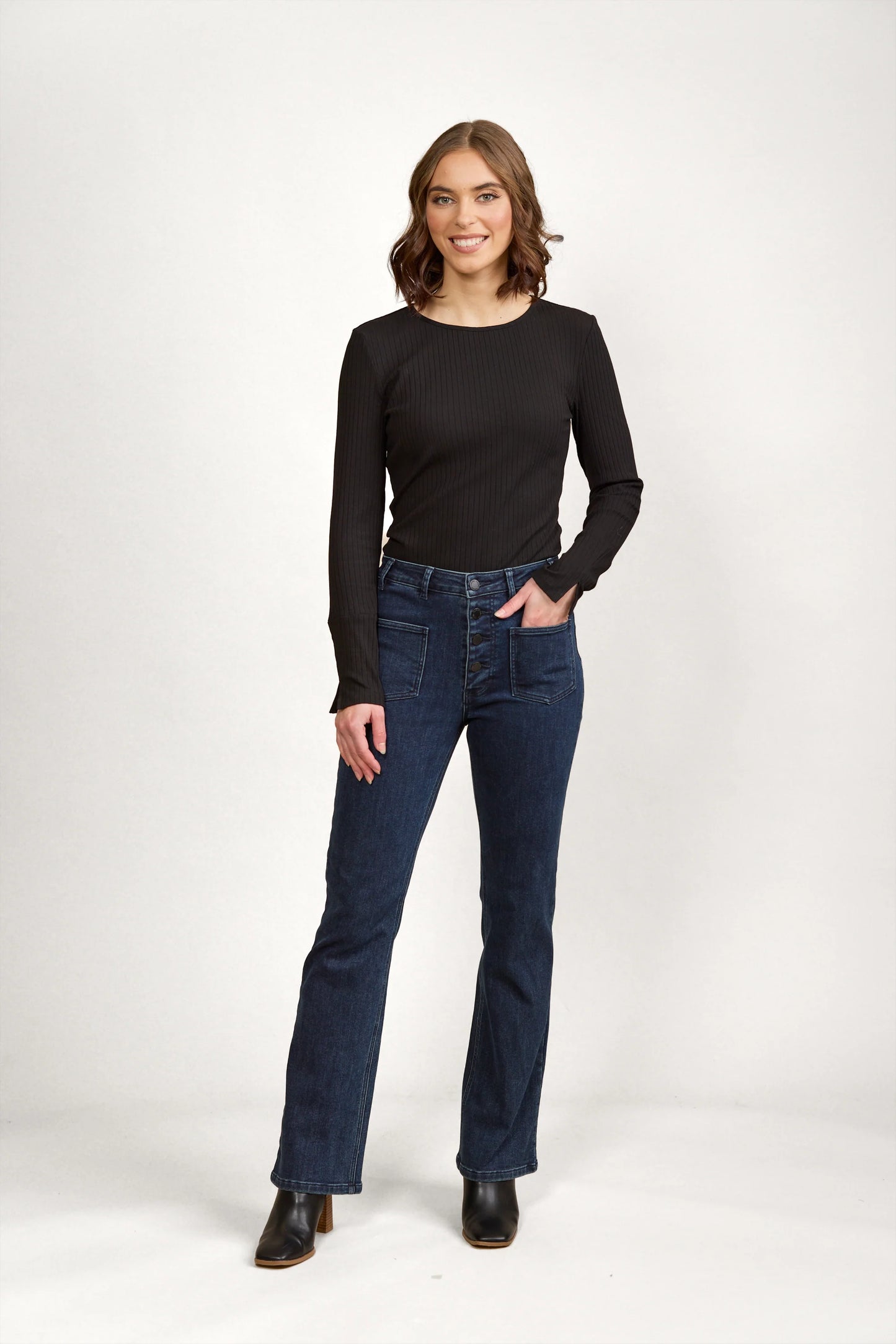 Knewe 7086F Potter Jean – Oat Denim