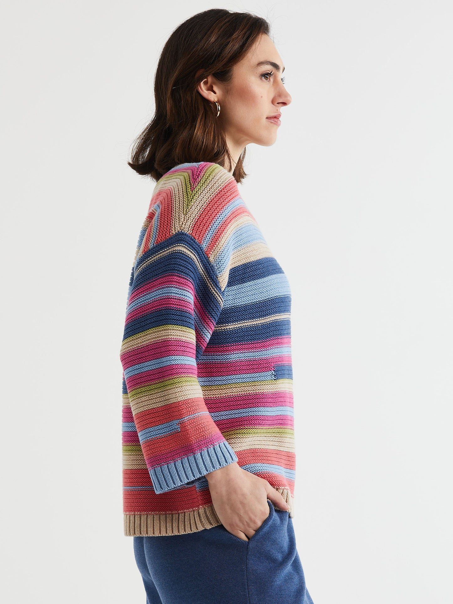 LD+Co LC7165 Multi Stripe Jumper