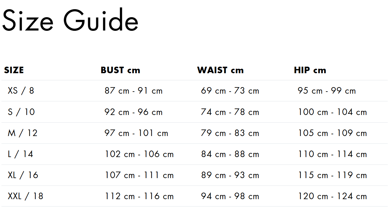 Size Guide