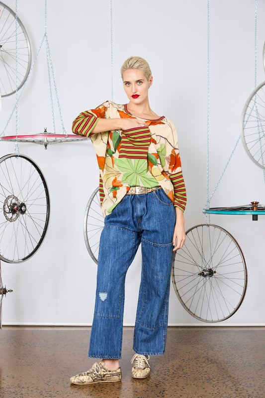 M.A DAINTY DATELINE TOP