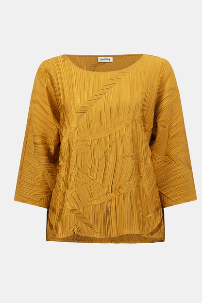PLEATED SATIN BOXY TOP Joseph Ribkoff