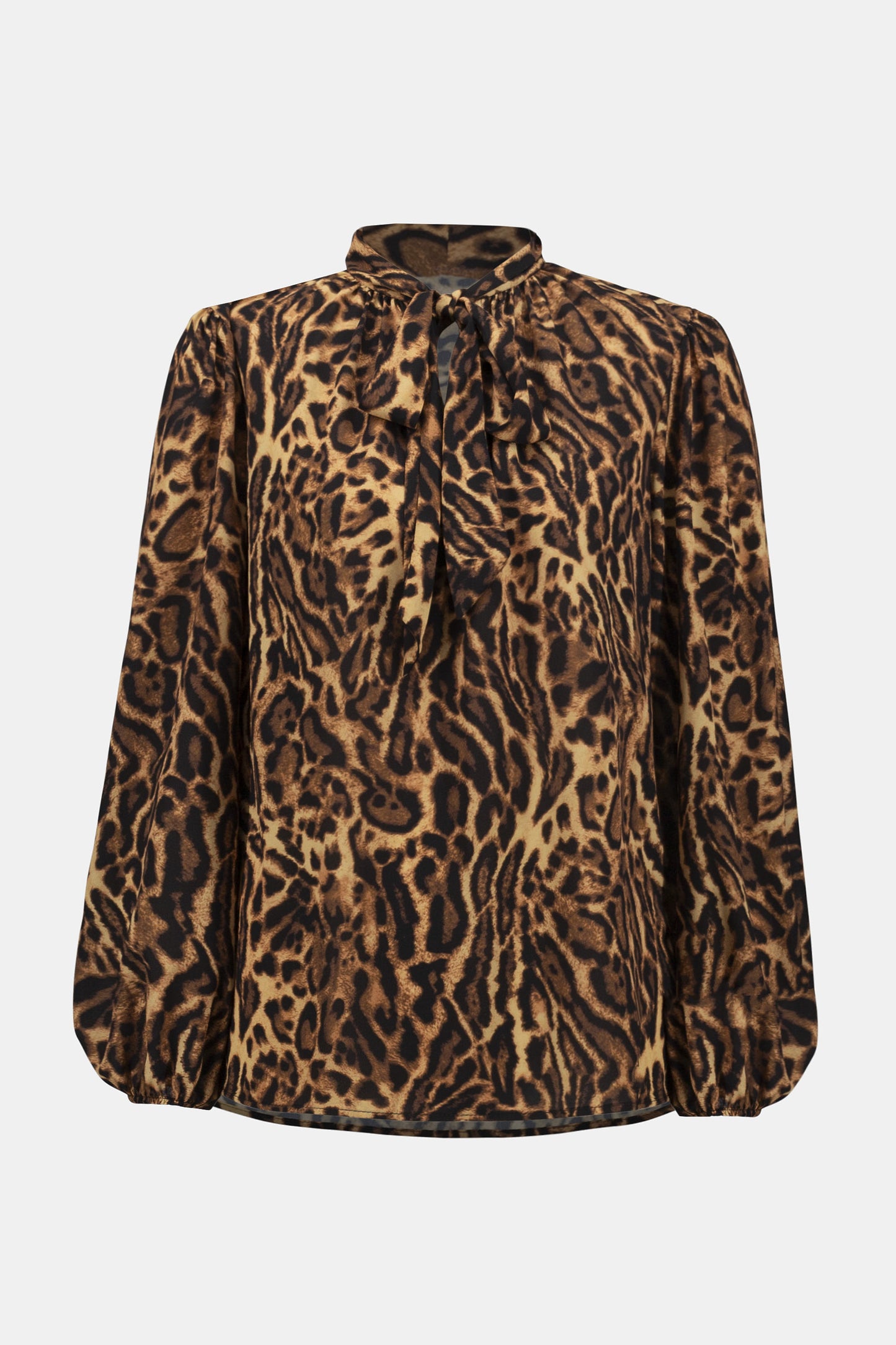RECYCLED GEORGETTE ANIMAL PRINT TOP Joseph Ribkoff