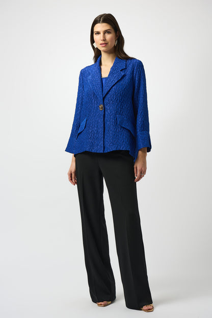 TEXTURED JACQUARD SWING JACKET Joseph Ribkoff