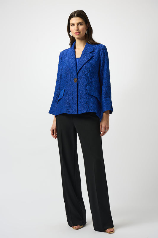 TEXTURED JACQUARD SWING JACKET Joseph Ribkoff