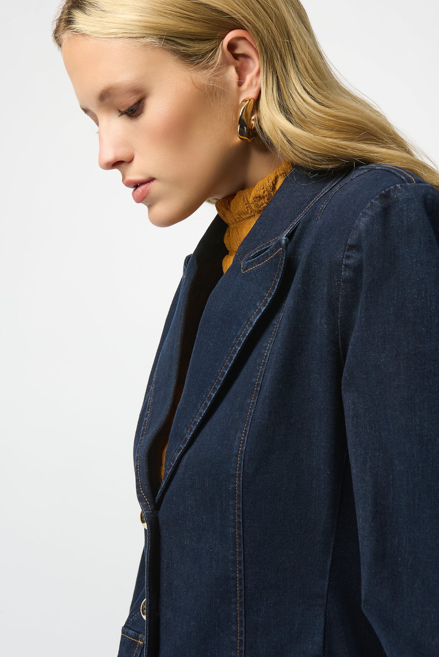 STRETCH DENIM BLAZER JOSEPH RIBKOFF