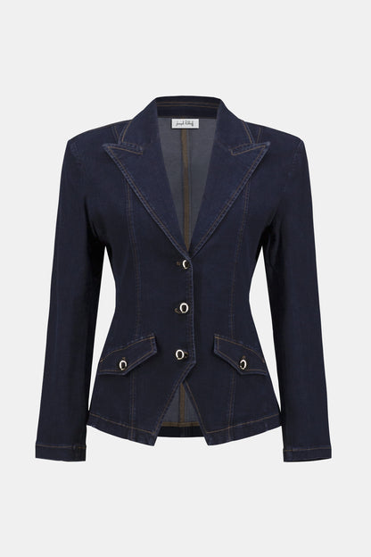 STRETCH DENIM BLAZER JOSEPH RIBKOFF