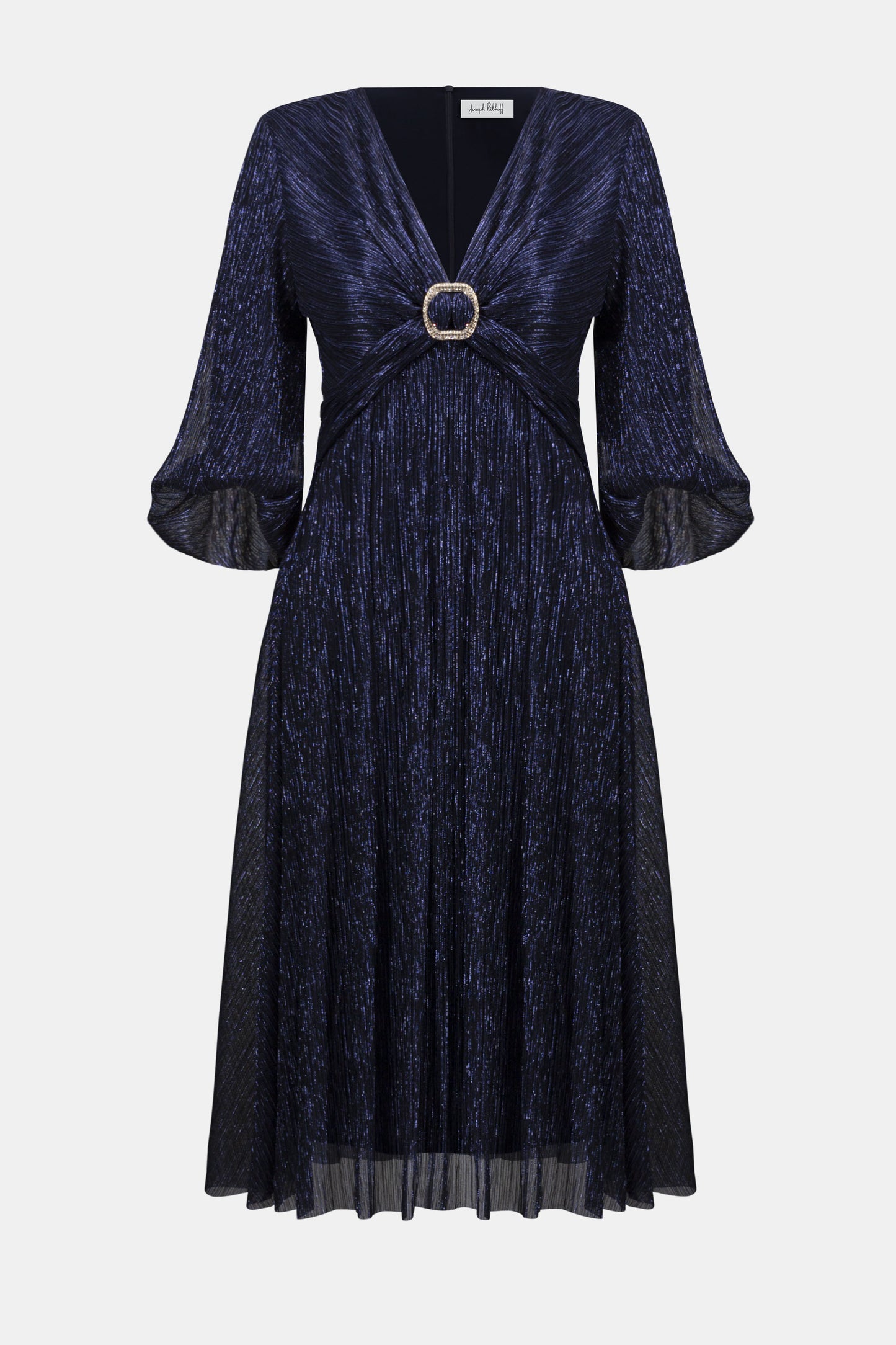 SPARKLE MESH FIT & FLARE DRESS JOSEPH RIBKOFF