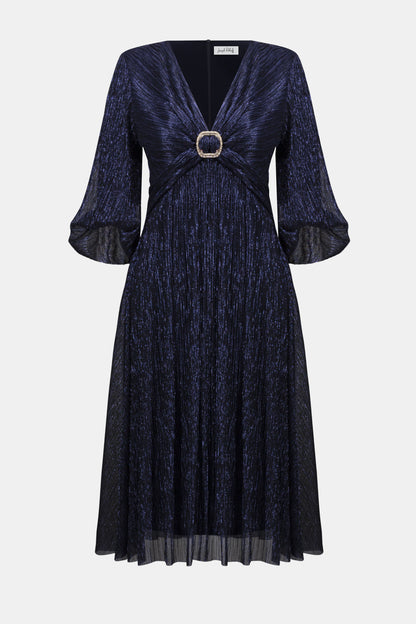 SPARKLE MESH FIT & FLARE DRESS JOSEPH RIBKOFF