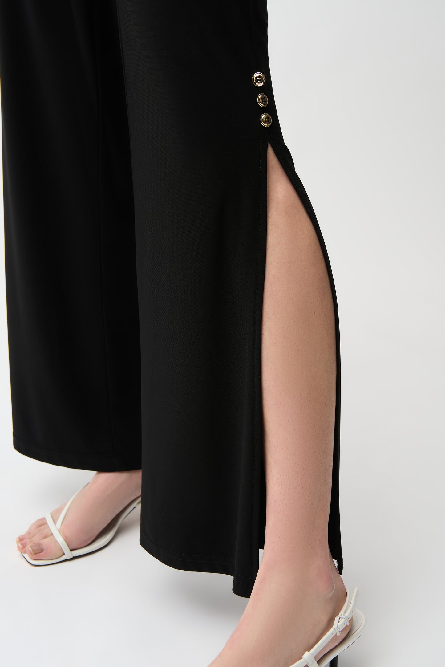 SILKY KNIT WIDE LEG PULL ON PANT JOSEPH RIBKOFF