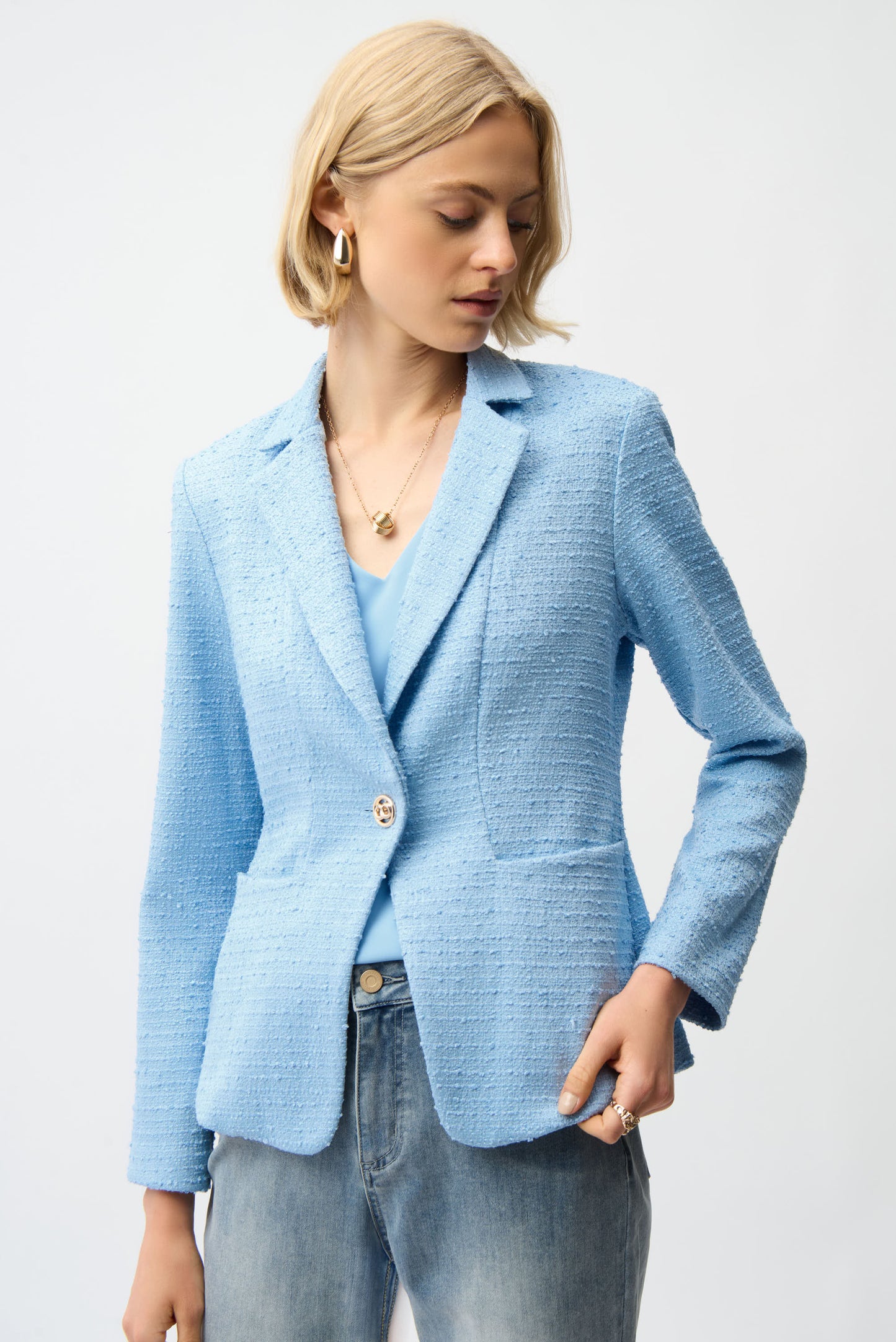 BOUCLE FITTED BLAZER JOSEPH RIBKOFF
