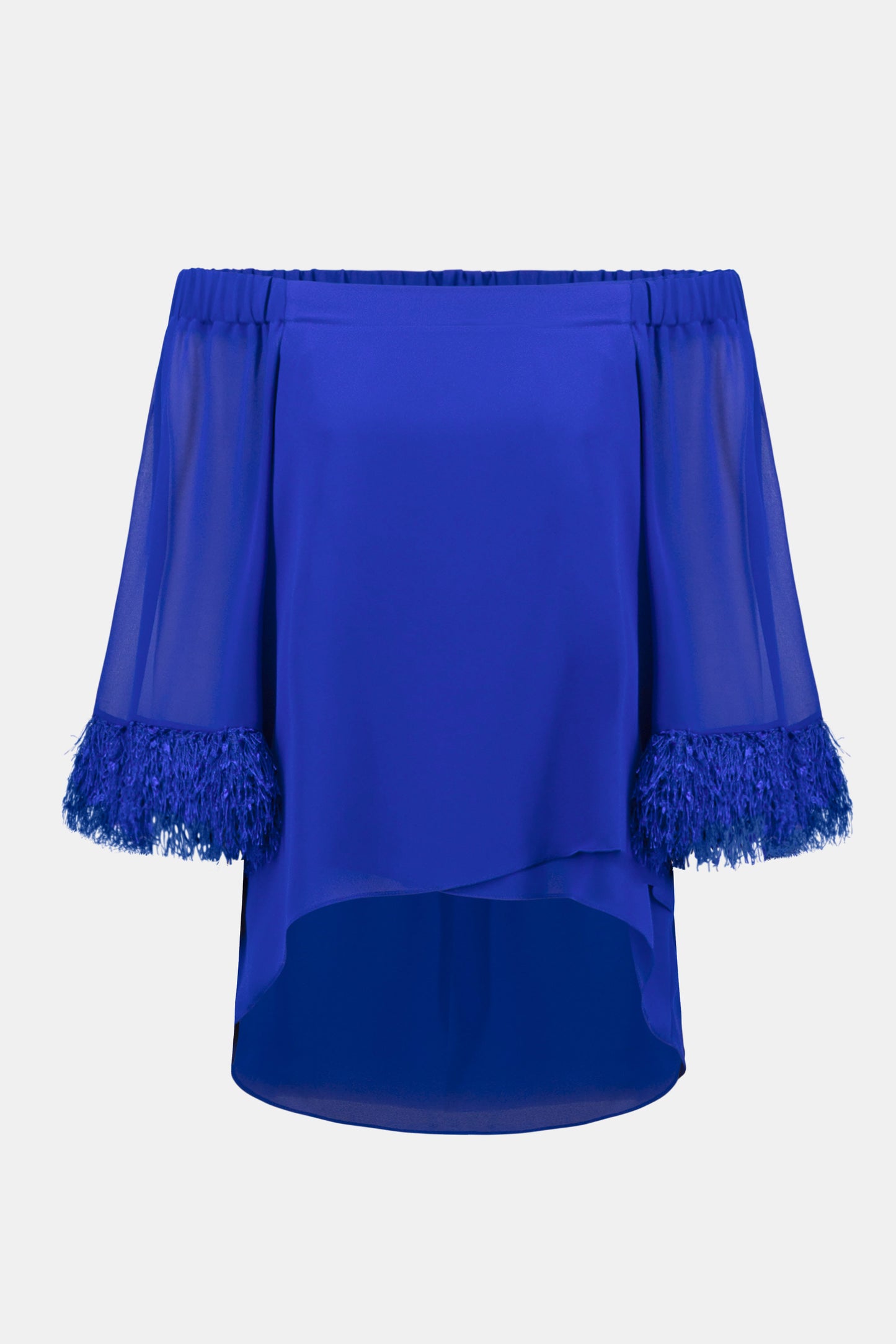 GEORGETTE & CHIFFON OFF SHOULDER TOP JOSEPH RIBKOFF