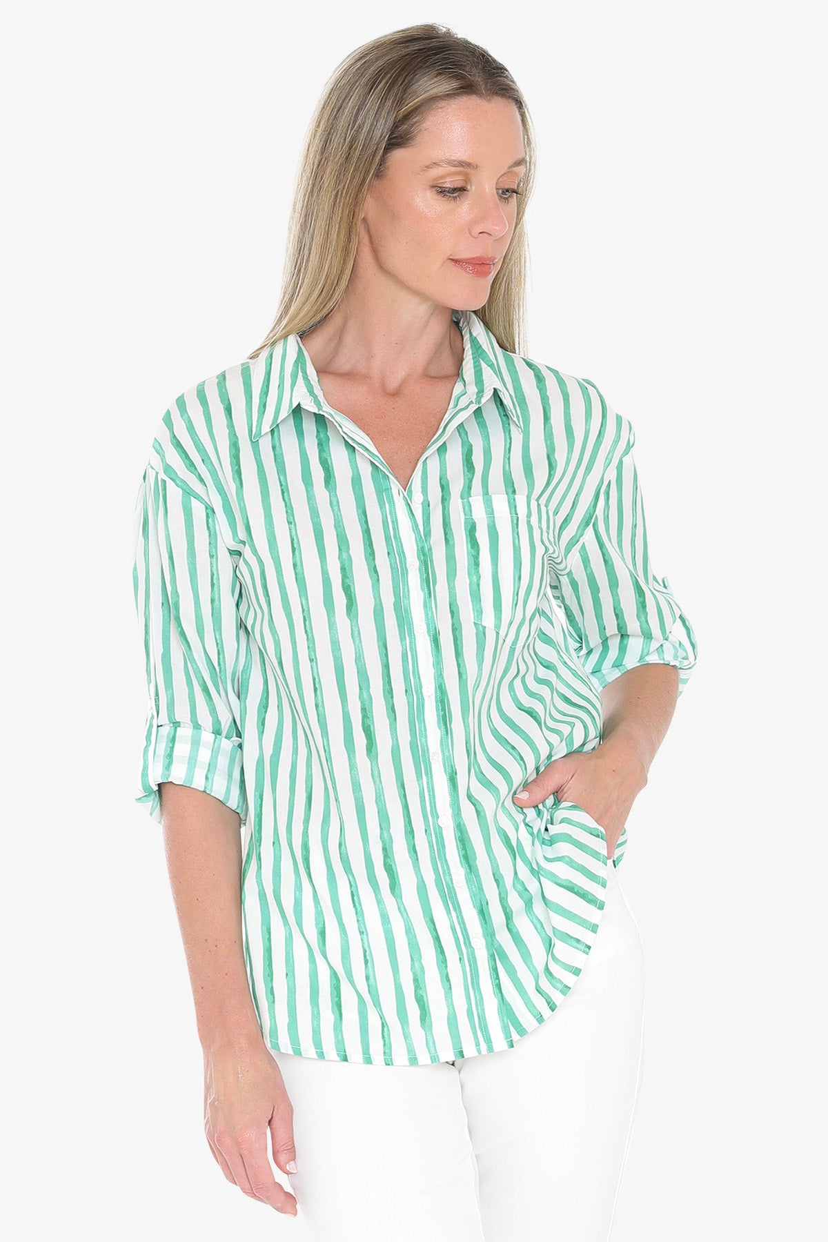 WATER STRIPE SHIRT JUMP
