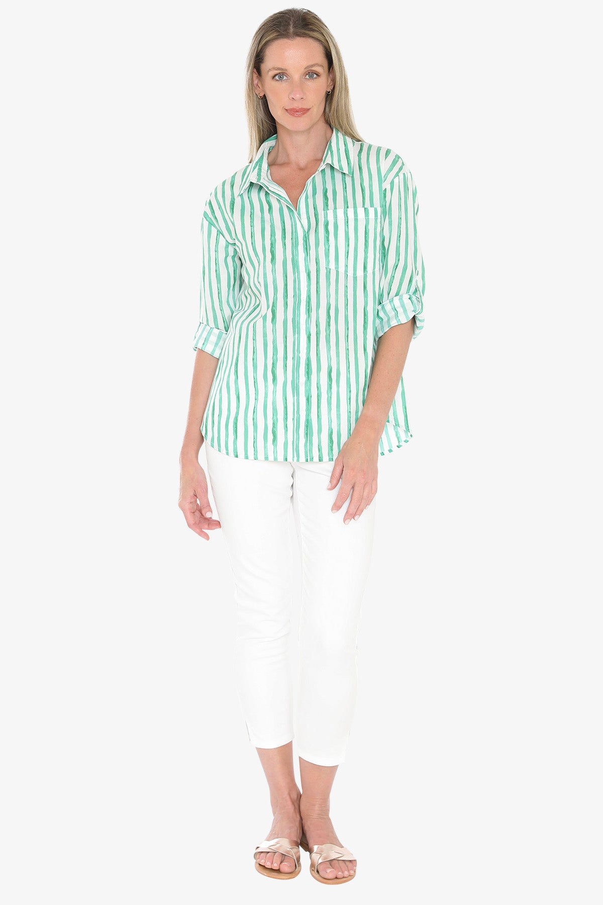 WATER STRIPE SHIRT JUMP