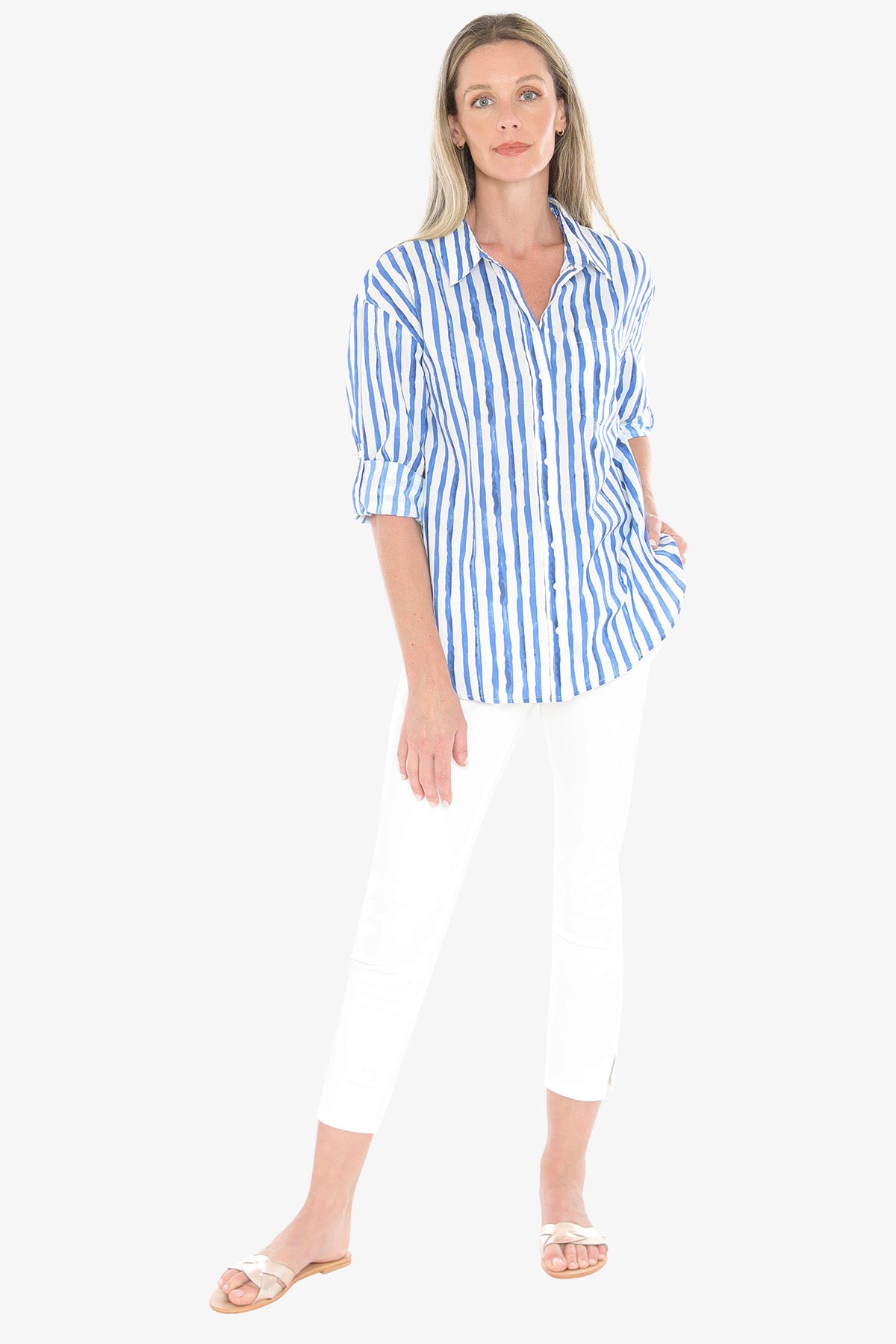 WATER STRIPE SHIRT JUMP