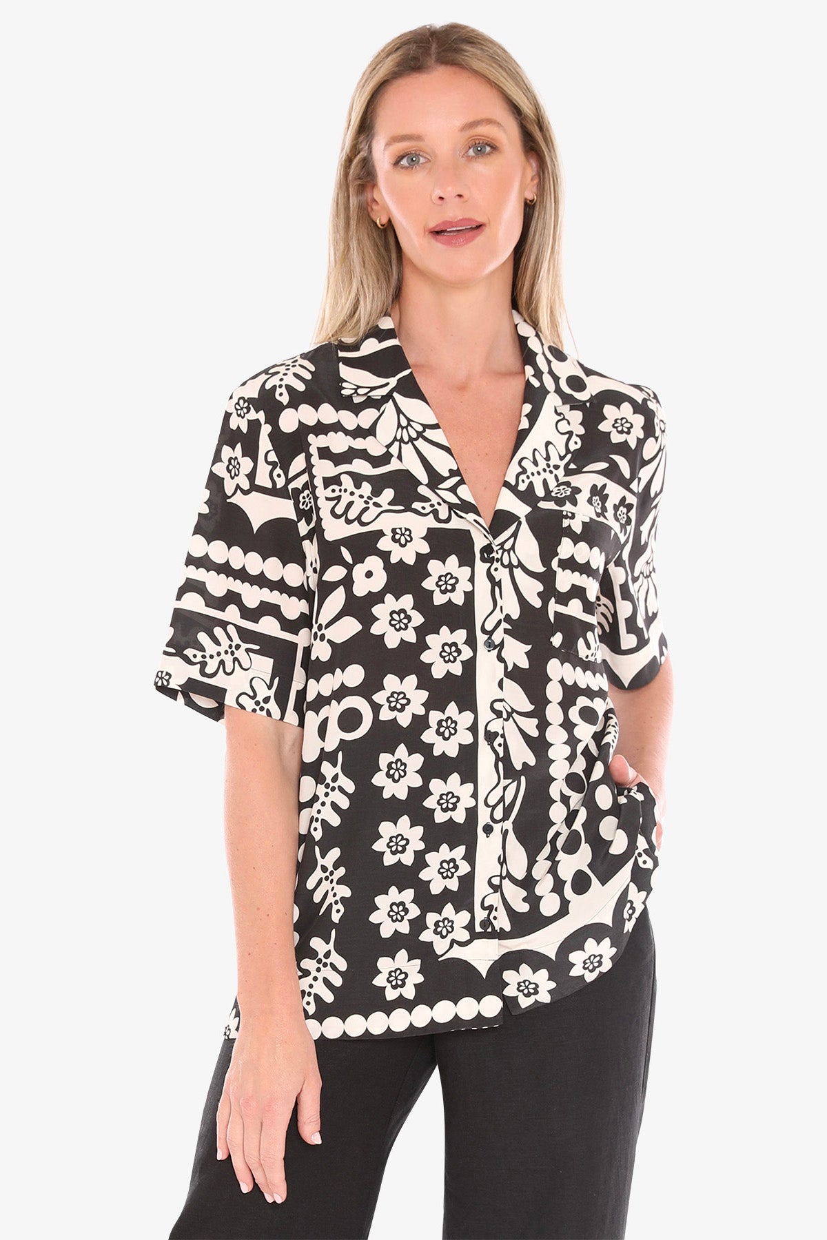 FLOWER POP SHIRT JUMP