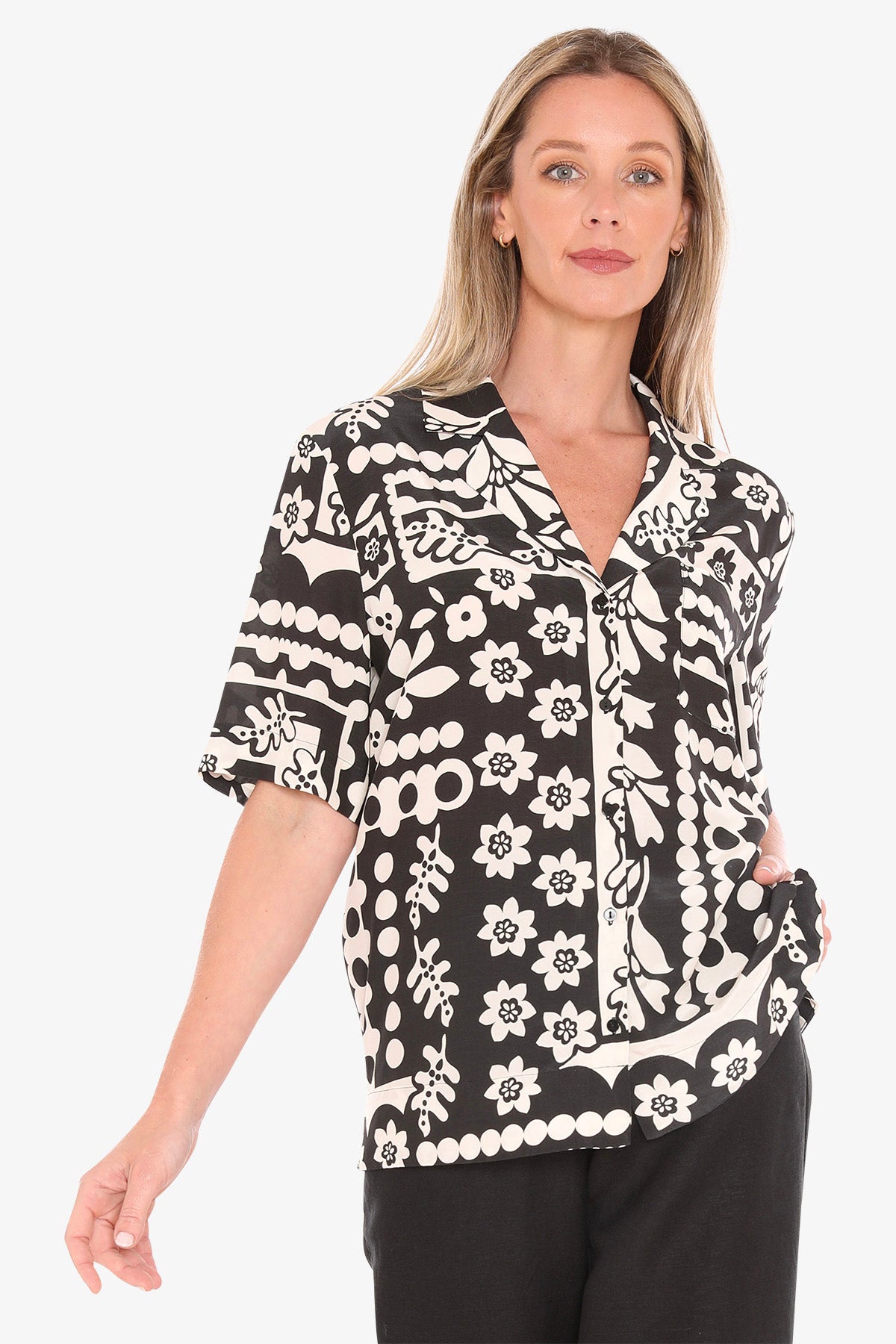 FLOWER POP SHIRT JUMP