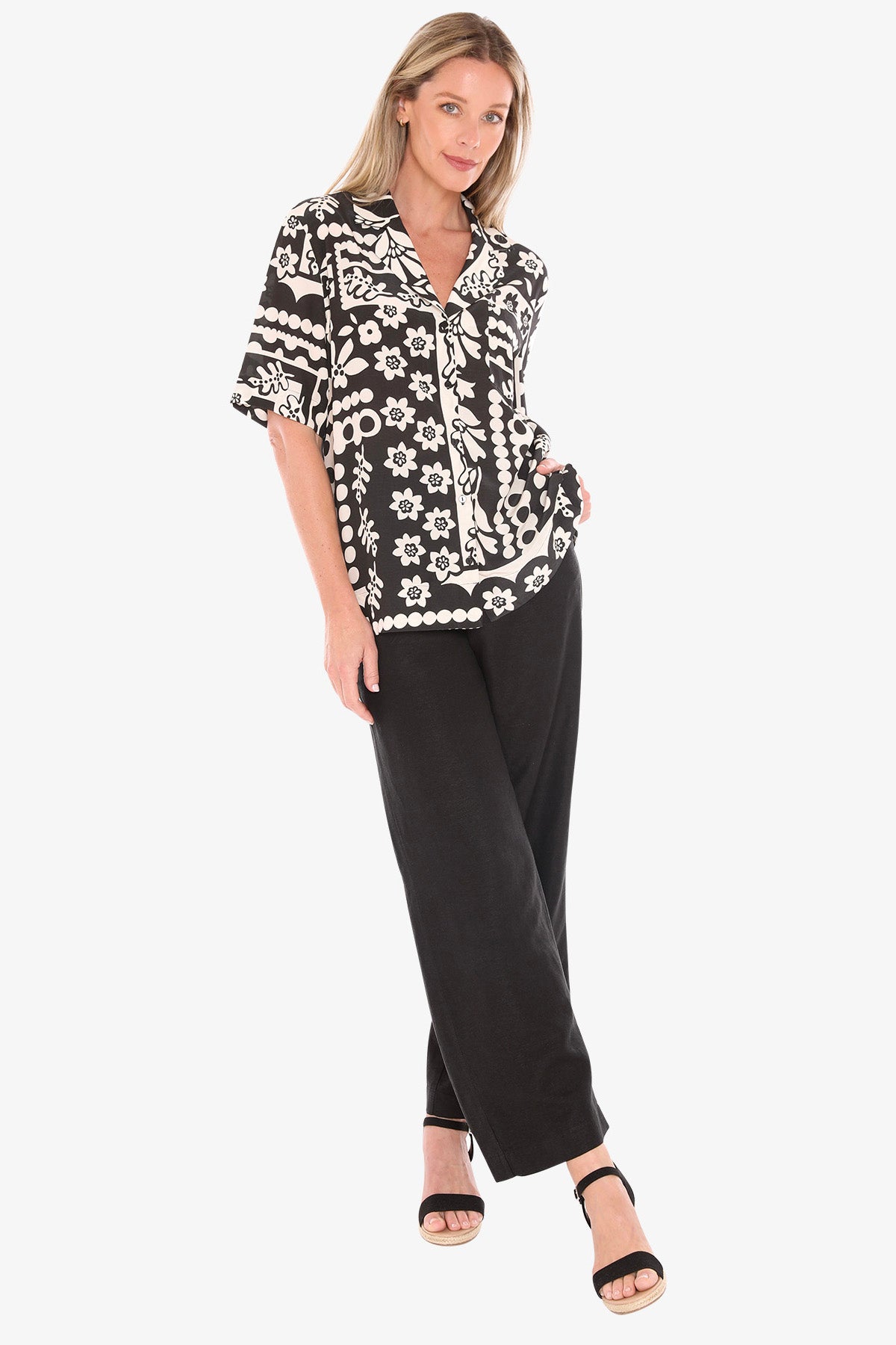 FLOWER POP SHIRT JUMP