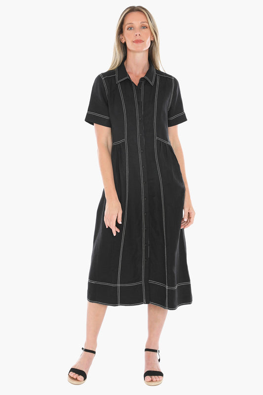 CONTRAST STITCH DRESS JUMP