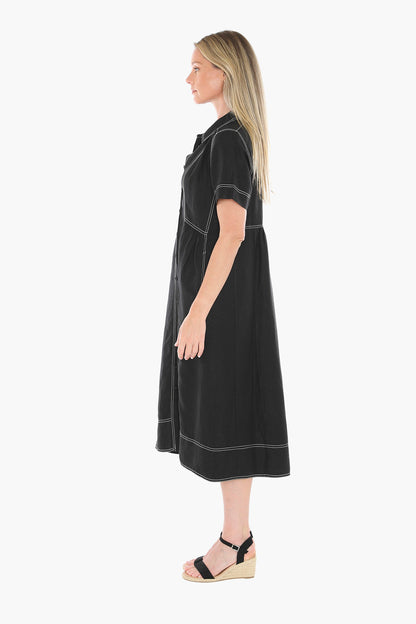 CONTRAST STITCH DRESS JUMP