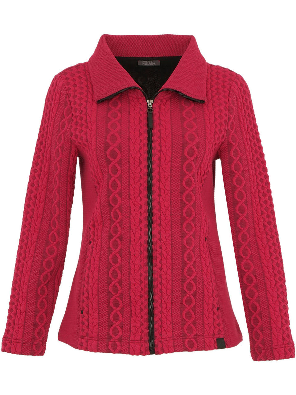Dolcezza 74203 Knit Jacket  Fuchsia