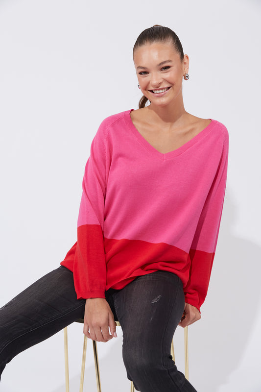CASABLANCA BLOCK KNIT HAVEN