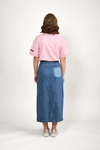 Knewe 4032 Cooper Skirt – Blue Wash