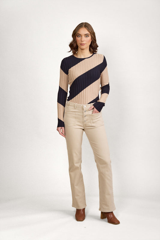 Knewe 7086F Potter Jean – Oat Denim