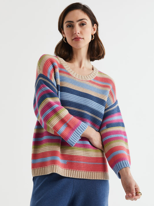 LD+Co LC7165 Multi Stripe Jumper