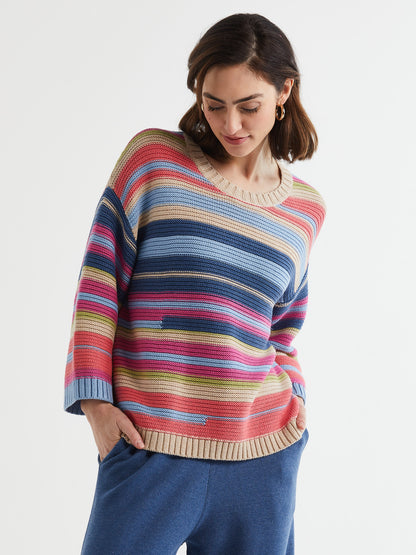 LD+Co LC7165 Multi Stripe Jumper
