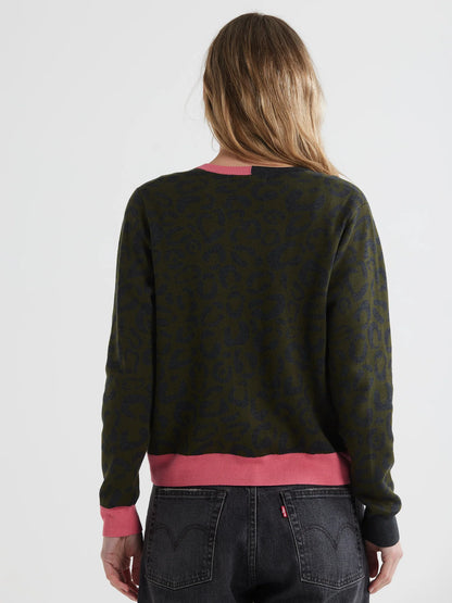 LD+Co LC7166 Leopard Cardi