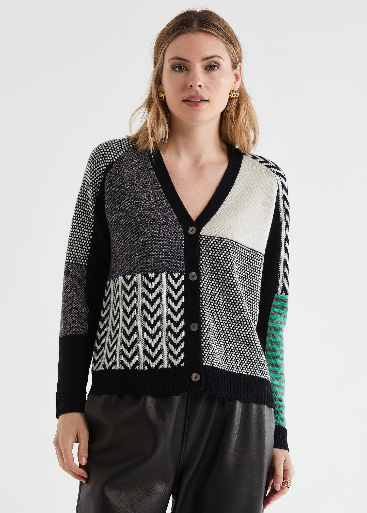 LD+Co LC7185 Textured Cardi