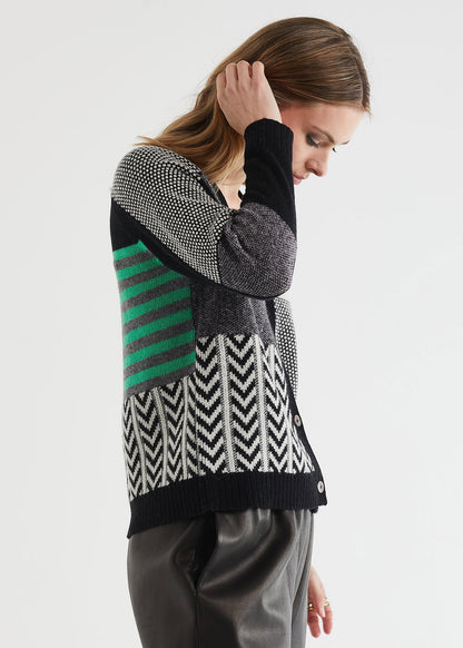 LD+Co LC7185 Textured Cardi