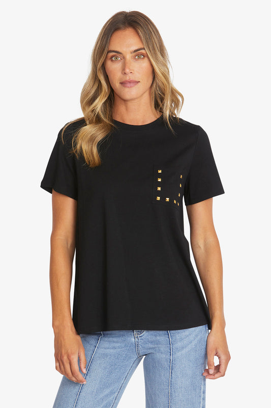 STUD POCKET TEE PINGPONG
