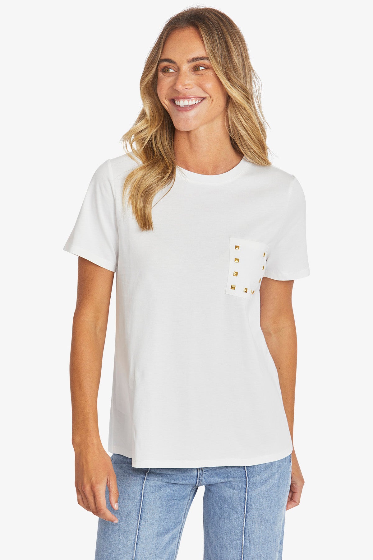 STUD POCKET TEE PINGPONG