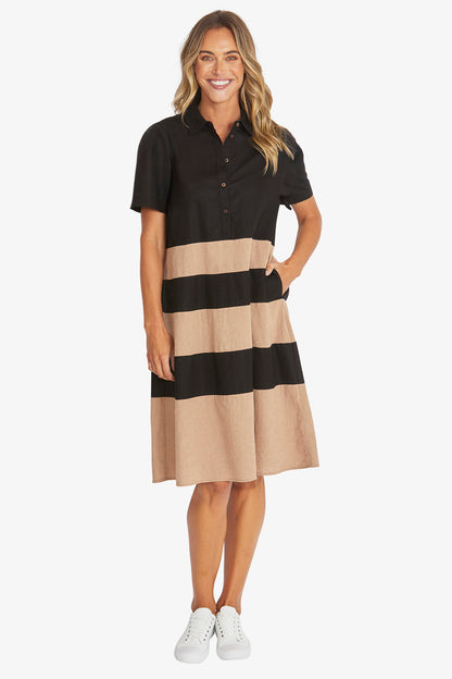 KASBAH STRIPED DRESS PINGPONG
