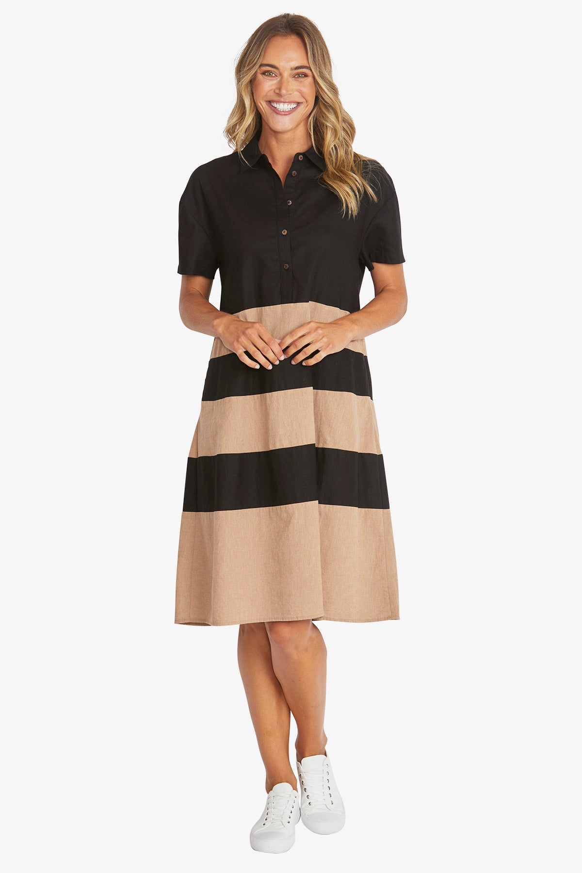 KASBAH STRIPED DRESS PINGPONG
