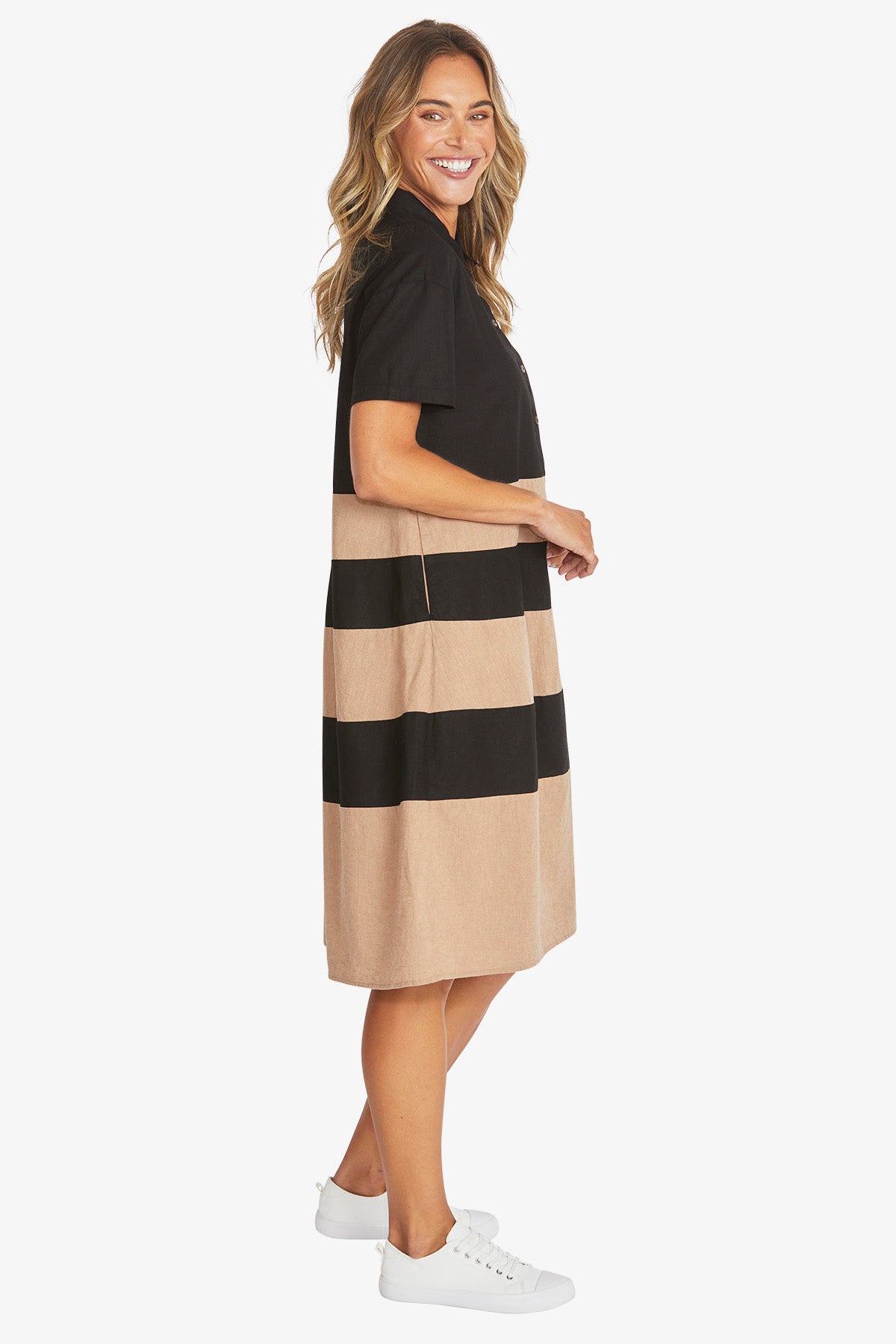KASBAH STRIPED DRESS PINGPONG