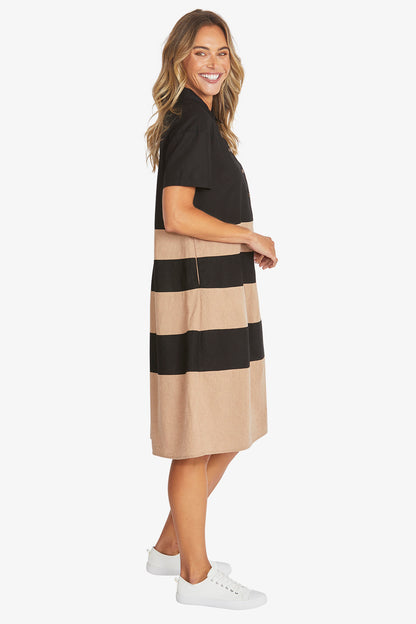 KASBAH STRIPED DRESS PINGPONG