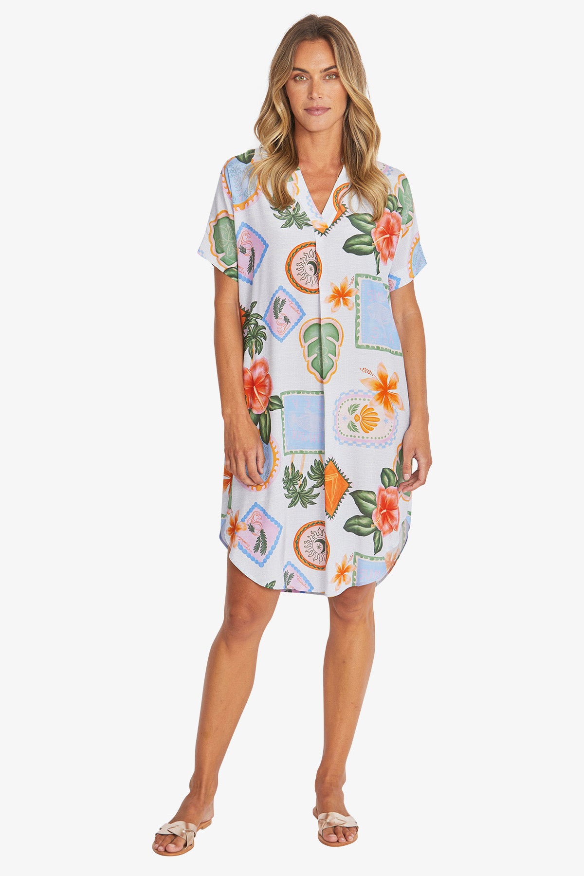 595562 PINGPONG SHIFT DRESS