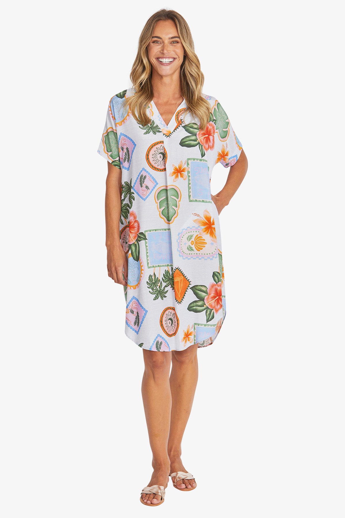 595562 PINGPONG SHIFT DRESS