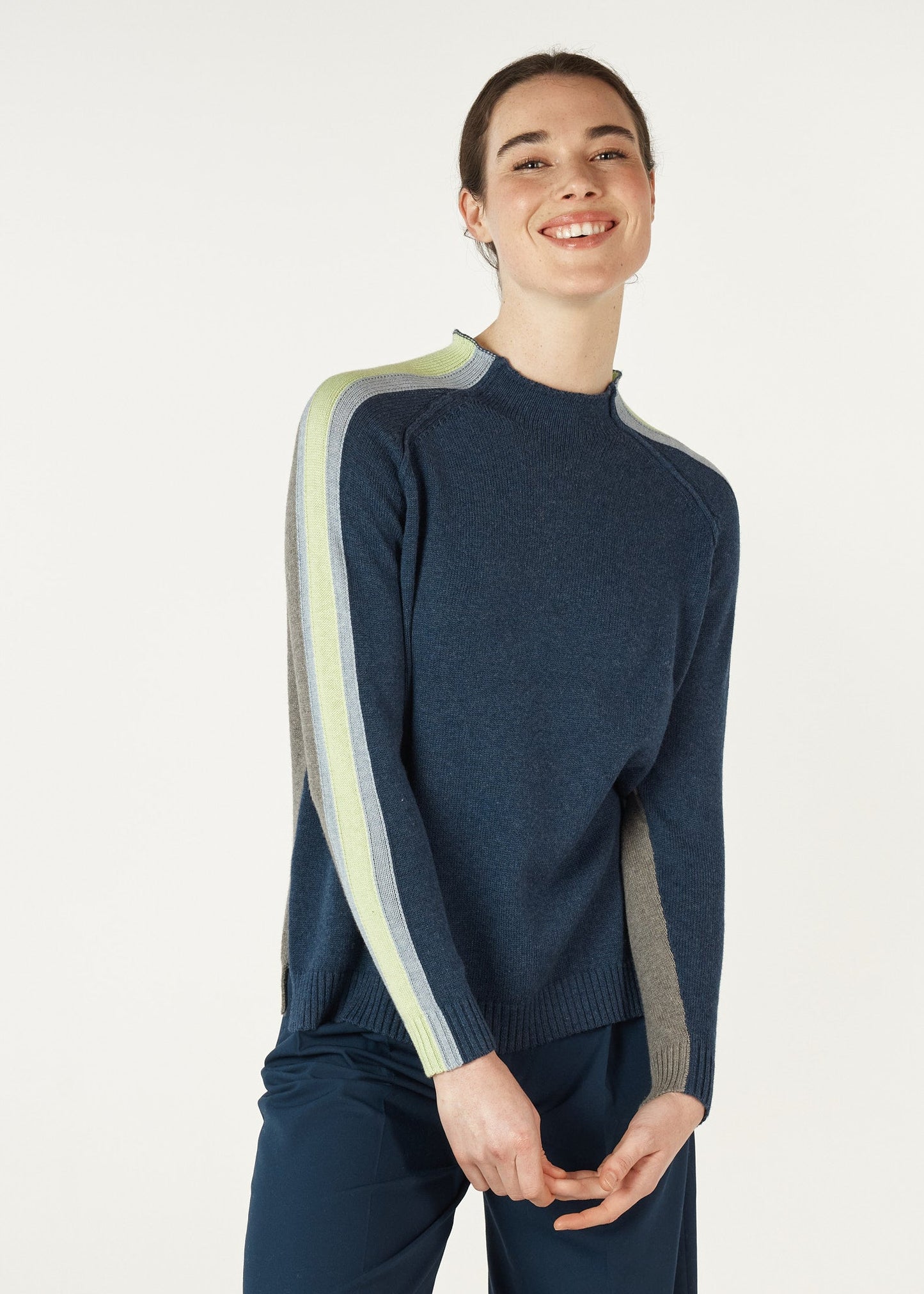 Zaket & Plover ZP7128 Contrast Funnel Neck