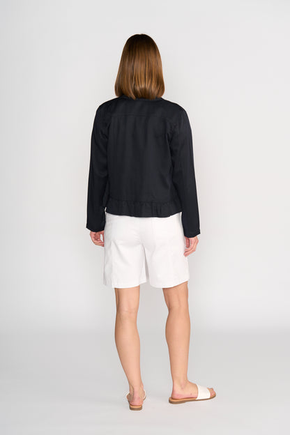 2047N VASSALLI JACKET FRILL HEM